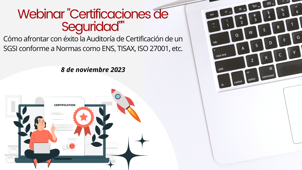webinar certificaciones seguridad