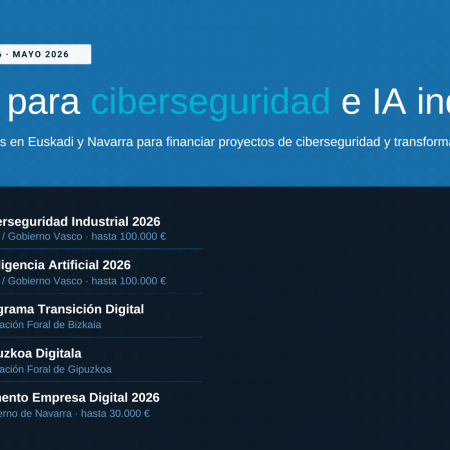 Ayudas y subvenciones para ciberseguridad y digitalización Ayudas y subvenciones para ciberseguridad y digitalización